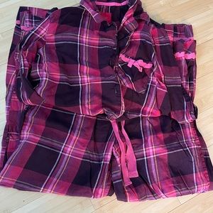 Large Victoria Secrets Long Sleeve Winter PJ set